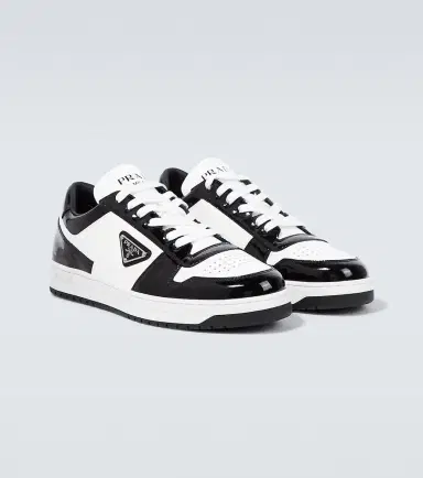Prada Downtown leather low-top sneakers | Thumbnail 4 Prada Downtown leather low-top sneakers | Thumbnail 4