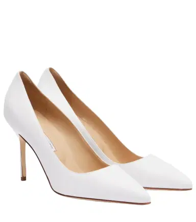 Manolo Blahnik BB 90 leather pumps | Thumbnail 1 Manolo Blahnik BB 90 leather pumps | Thumbnail 1