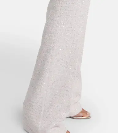 Alessandra Rich Sequined mid-rise straight pants | Thumbnail 4 Alessandra Rich Sequined mid-rise straight pants | Thumbnail 4
