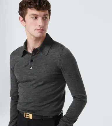 Tom Ford Wool polo shirt | Thumbnail 2 Tom Ford Wool polo shirt | Thumbnail 2
