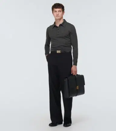 Tom Ford Wool polo shirt | Thumbnail 3 Tom Ford Wool polo shirt | Thumbnail 3