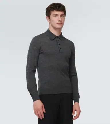 Tom Ford Wool polo shirt | Thumbnail 5 Tom Ford Wool polo shirt | Thumbnail 5