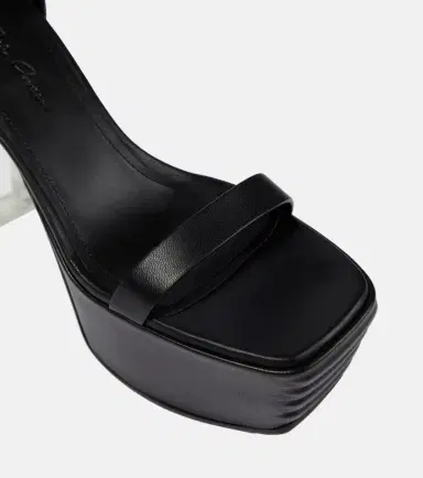 Rick Owens Minimal Grill leather platform sandals | Thumbnail 2 Rick Owens Minimal Grill leather platform sandals | Thumbnail 2