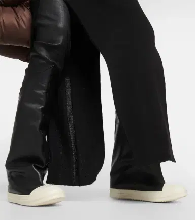 Rick Owens Oblique leather over-the-knee boots | Thumbnail 2 Rick Owens Oblique leather over-the-knee boots | Thumbnail 2