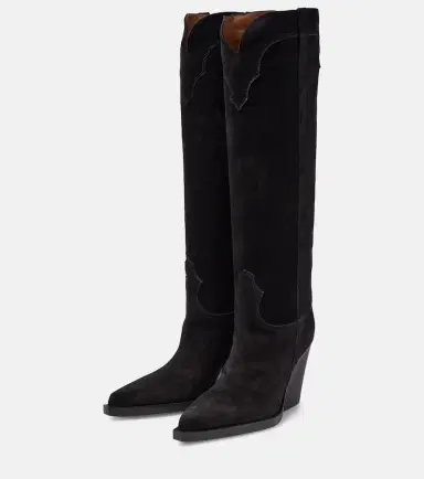Paris Texas El Dorado suede cowboy boots | Thumbnail 3 Paris Texas El Dorado suede cowboy boots | Thumbnail 3