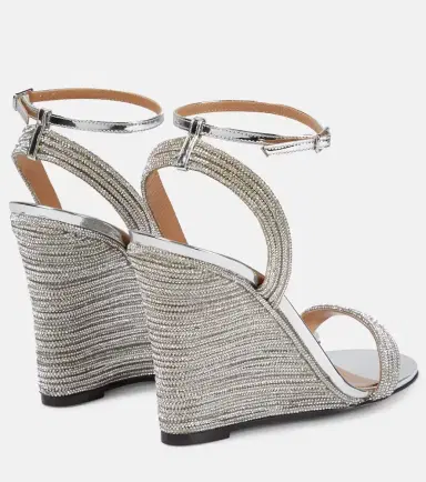Aquazzura Wow Crystal 95 wedge sandals | Thumbnail 2 Aquazzura Wow Crystal 95 wedge sandals | Thumbnail 2