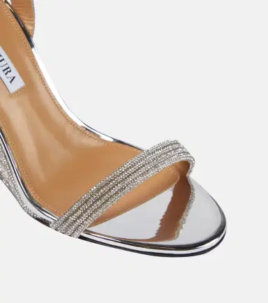 Aquazzura Wow Crystal 95 wedge sandals | Thumbnail 3 Aquazzura Wow Crystal 95 wedge sandals | Thumbnail 3