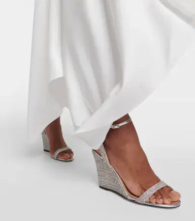 Aquazzura Wow Crystal 95 wedge sandals | Thumbnail 5 Aquazzura Wow Crystal 95 wedge sandals | Thumbnail 5
