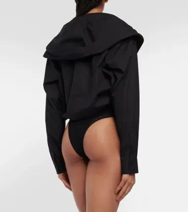 Alaia Alaïa Hooded cotton bodysuit | Thumbnail 5 Alaia Alaïa Hooded cotton bodysuit | Thumbnail 5