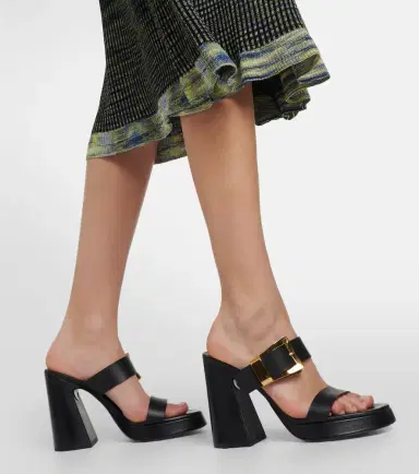 Proenza Schouler Buckle Slide leather platform mules | Thumbnail 5 Proenza Schouler Buckle Slide leather platform mules | Thumbnail 5