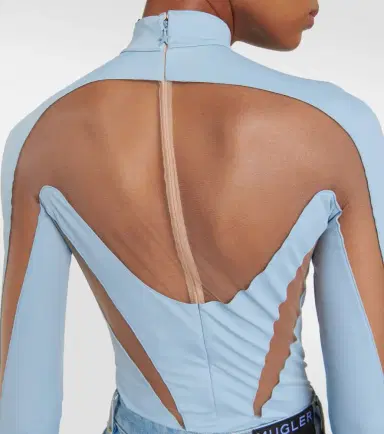 Mugler Paneled bodysuit | Thumbnail 5 Mugler Paneled bodysuit | Thumbnail 5