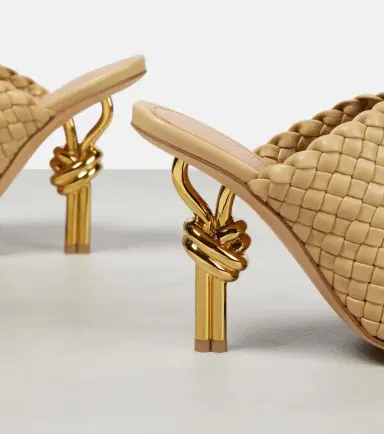 Bottega Veneta Knot leather mules | Thumbnail 2 Bottega Veneta Knot leather mules | Thumbnail 2