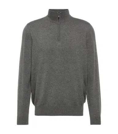 Loro Piana Cashmere half-zip sweater | Thumbnail 1 Loro Piana Cashmere half-zip sweater | Thumbnail 1