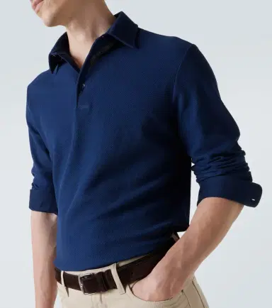 Loro Piana Cotton piqué polo shirt | Thumbnail 5 Loro Piana Cotton piqué polo shirt | Thumbnail 5