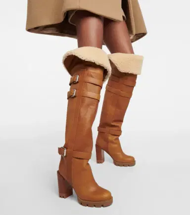 Christian Louboutin Brodeback Lug over-the-knee boots | Thumbnail 5 Christian Louboutin Brodeback Lug over-the-knee boots | Thumbnail 5