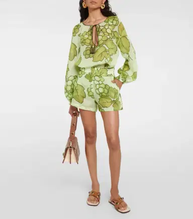 Etro Printed ramie shorts | Thumbnail 4 Etro Printed ramie shorts | Thumbnail 4