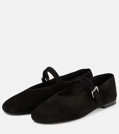 The Row Suede Mary Jane flats | Thumbnail 4 The Row Suede Mary Jane flats | Thumbnail 4
