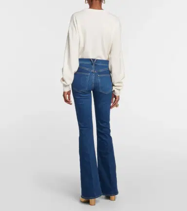 Veronica Beard Beverly high-rise flared jeans | Thumbnail 2 Veronica Beard Beverly high-rise flared jeans | Thumbnail 2