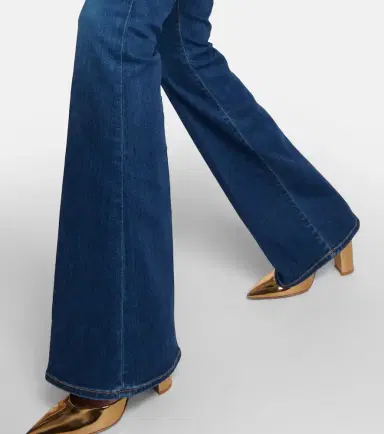 Veronica Beard Beverly high-rise flared jeans | Thumbnail 4 Veronica Beard Beverly high-rise flared jeans | Thumbnail 4