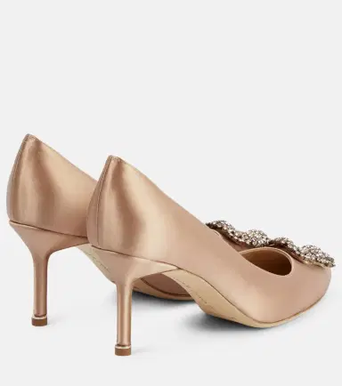 Manolo Blahnik Hangisi 70 embellished satin pumps | Thumbnail 4 Manolo Blahnik Hangisi 70 embellished satin pumps | Thumbnail 4