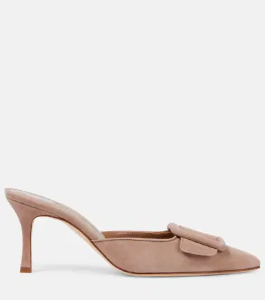 Manolo Blahnik Maysale 70 suede mules | Thumbnail 6 Manolo Blahnik Maysale 70 suede mules | Thumbnail 6