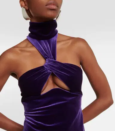 Galvan Cleveland velvet gown | Thumbnail 5 Galvan Cleveland velvet gown | Thumbnail 5