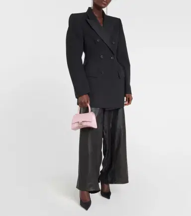 Balenciaga Hourglass Small croc-effect tote bag | Thumbnail 2 Balenciaga Hourglass Small croc-effect tote bag | Thumbnail 2