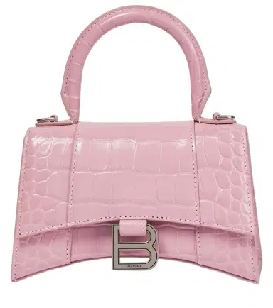 Balenciaga Hourglass Small croc-effect tote bag | Thumbnail 1 Balenciaga Hourglass Small croc-effect tote bag | Thumbnail 1