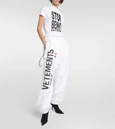 Vetements Logo cotton-blend sweatpants | Thumbnail 6 Vetements Logo cotton-blend sweatpants | Thumbnail 6