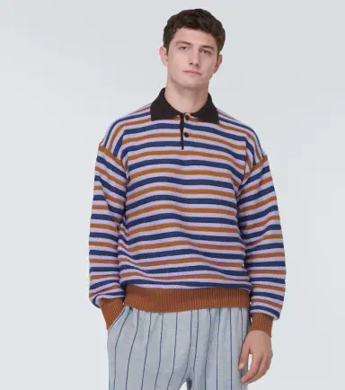 Zegna x The Elder Statesman cashmere and wool polo sweater | Thumbnail 5 Zegna x The Elder Statesman cashmere and wool polo sweater | Thumbnail 5