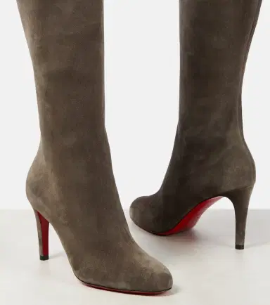 Christian Louboutin Pumppie Botta suede knee-high boots | Thumbnail 4 Christian Louboutin Pumppie Botta suede knee-high boots | Thumbnail 4