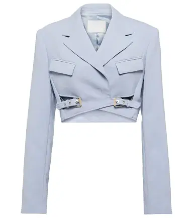 Dion Lee Cropped wool-blend blazer | Thumbnail 1 Dion Lee Cropped wool-blend blazer | Thumbnail 1