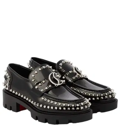 Christian Louboutin CL Moc Lug Spikes leather loafers | Thumbnail 1 Christian Louboutin CL Moc Lug Spikes leather loafers | Thumbnail 1