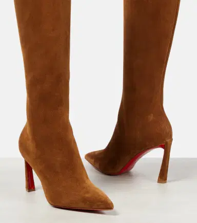 Christian Louboutin Condora Botta 85 suede knee-high boots | Thumbnail 2 Christian Louboutin Condora Botta 85 suede knee-high boots | Thumbnail 2