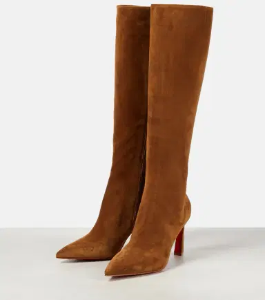 Christian Louboutin Condora Botta 85 suede knee-high boots | Thumbnail 4 Christian Louboutin Condora Botta 85 suede knee-high boots | Thumbnail 4