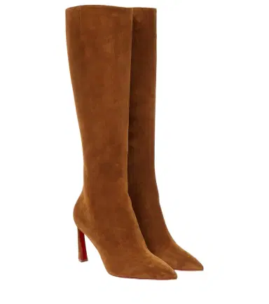 Christian Louboutin Condora Botta 85 suede knee-high boots | Thumbnail 1 Christian Louboutin Condora Botta 85 suede knee-high boots | Thumbnail 1