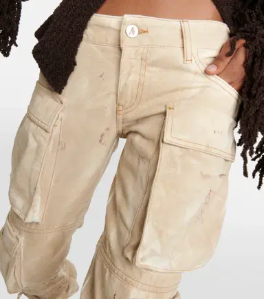 The Attico Low-rise denim cargo pants | Thumbnail 3 The Attico Low-rise denim cargo pants | Thumbnail 3