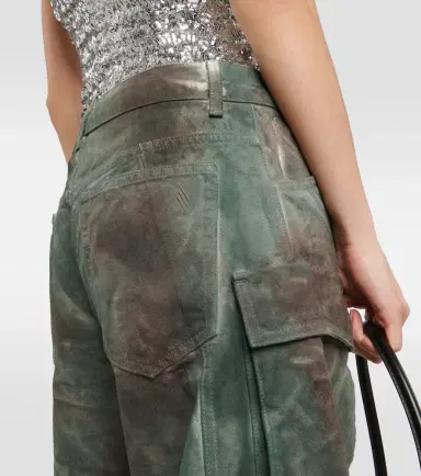 The Attico Fern oversized denim cargo pants | Thumbnail 4 The Attico Fern oversized denim cargo pants | Thumbnail 4