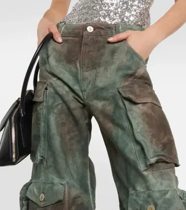 The Attico Fern oversized denim cargo pants | Thumbnail 5 The Attico Fern oversized denim cargo pants | Thumbnail 5