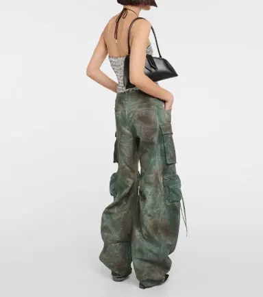 The Attico Fern oversized denim cargo pants | Thumbnail 6 The Attico Fern oversized denim cargo pants | Thumbnail 6