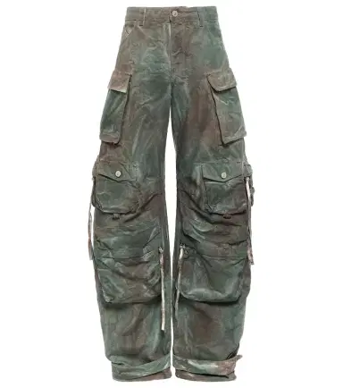 The Attico Fern oversized denim cargo pants | Thumbnail 1 The Attico Fern oversized denim cargo pants | Thumbnail 1