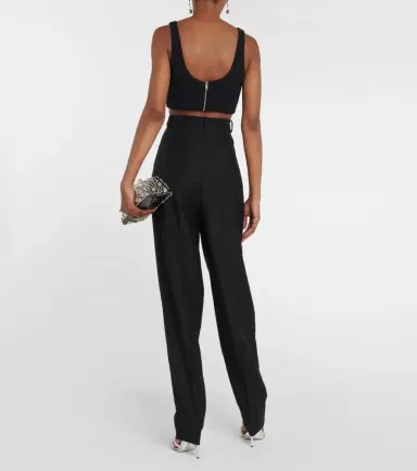 David Koma Embellished cady bra top | Thumbnail 2 David Koma Embellished cady bra top | Thumbnail 2