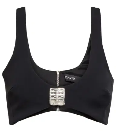 David Koma Embellished cady bra top | Thumbnail 1 David Koma Embellished cady bra top | Thumbnail 1