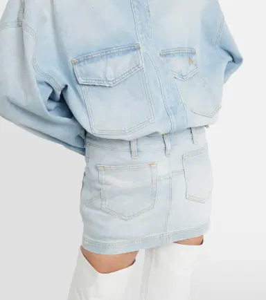 The Attico Denim miniskirt | Thumbnail 3 The Attico Denim miniskirt | Thumbnail 3