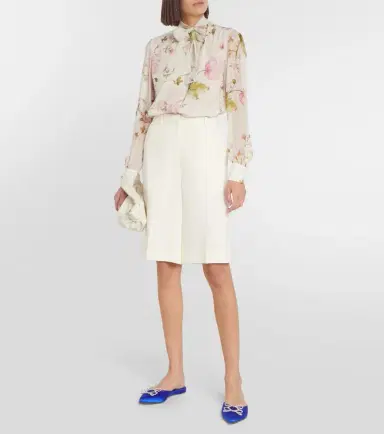 Giambattista Valli Embellished satin mules | Thumbnail 5 Giambattista Valli Embellished satin mules | Thumbnail 5