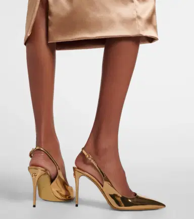Dolce & Gabbana x Kim Lollo leather slingback pumps | Thumbnail 6 Dolce & Gabbana x Kim Lollo leather slingback pumps | Thumbnail 6