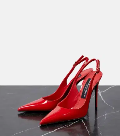 Dolce & Gabbana DG patent leather slingback pumps | Thumbnail 2 Dolce & Gabbana DG patent leather slingback pumps | Thumbnail 2