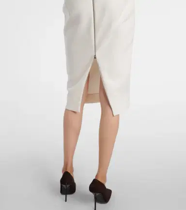 Victoria Beckham Crêpe midi dress | Thumbnail 5 Victoria Beckham Crêpe midi dress | Thumbnail 5