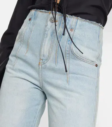 Victoria Beckham Bleached denim jeans | Thumbnail 3 Victoria Beckham Bleached denim jeans | Thumbnail 3