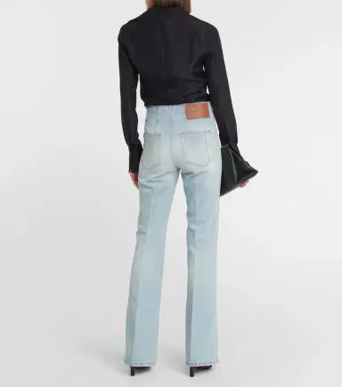 Victoria Beckham Bleached denim jeans | Thumbnail 5 Victoria Beckham Bleached denim jeans | Thumbnail 5
